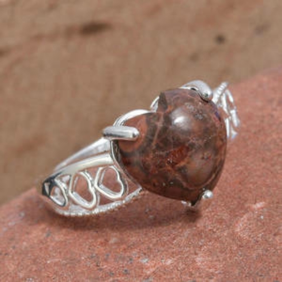 Jewelry - NWT-POPPY JASPER STERLING SILVER RING